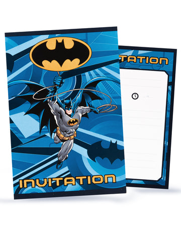 8 vabilnih kart z ovojnicami Batman 10x16cm