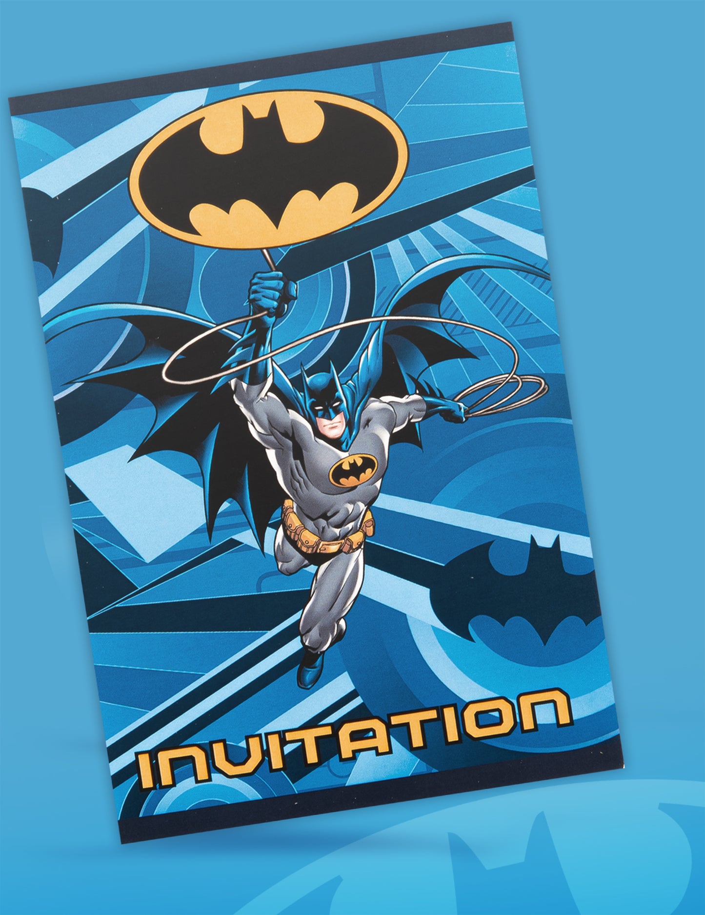 8 vabilnih kart z ovojnicami Batman 10x16cm