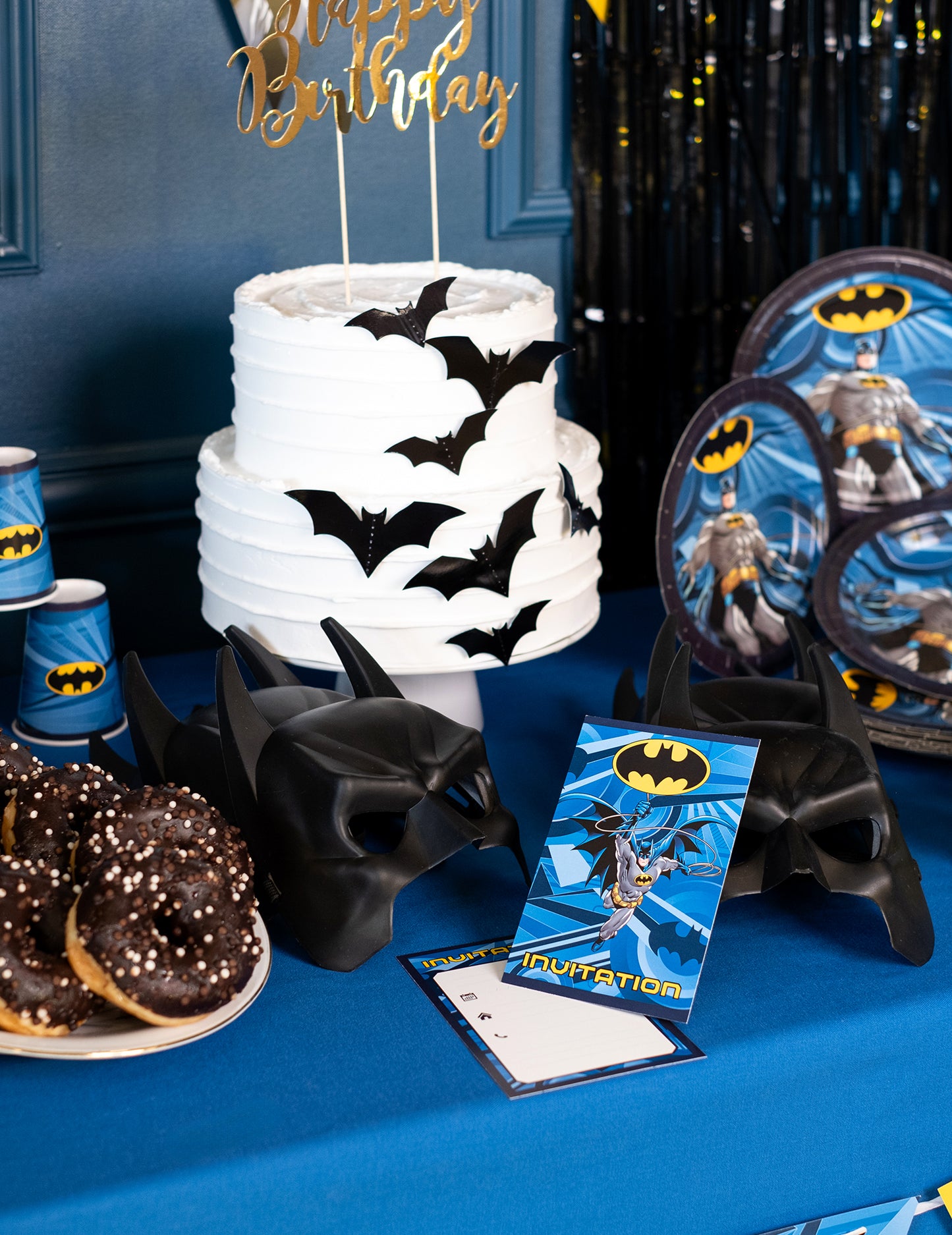 8 vabilnih kart z ovojnicami Batman 10x16cm