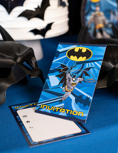 8 vabilnih kart z ovojnicami Batman 10x16cm