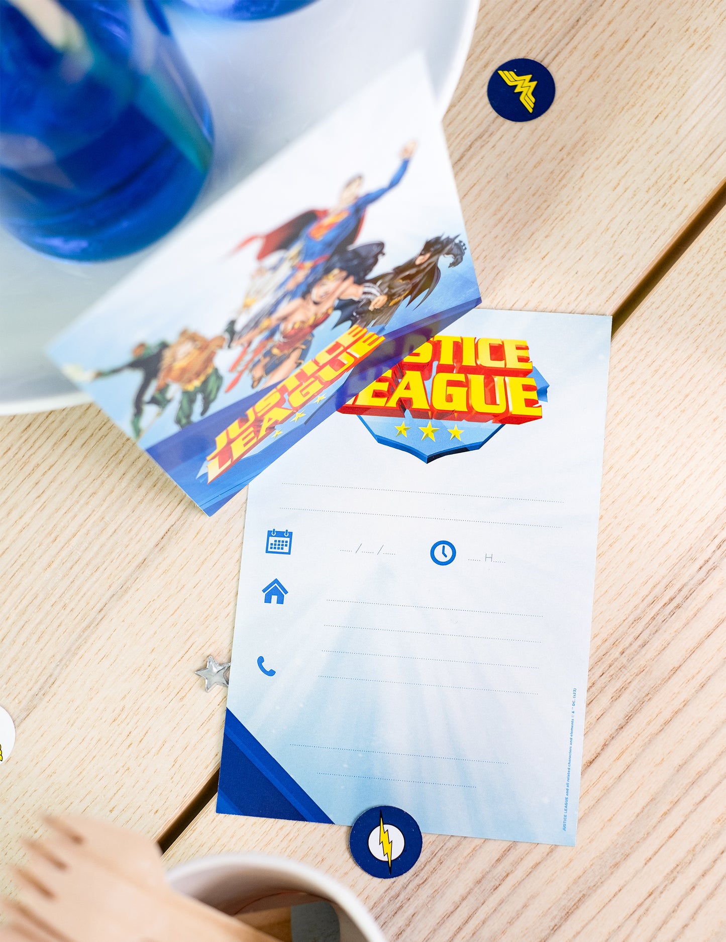 8 vabilnih kart z ligo za pravične ovojnice 10x16cm