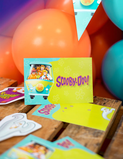 8 vabilnih kartic s Scooby-Doo Envolpess 10x16cm