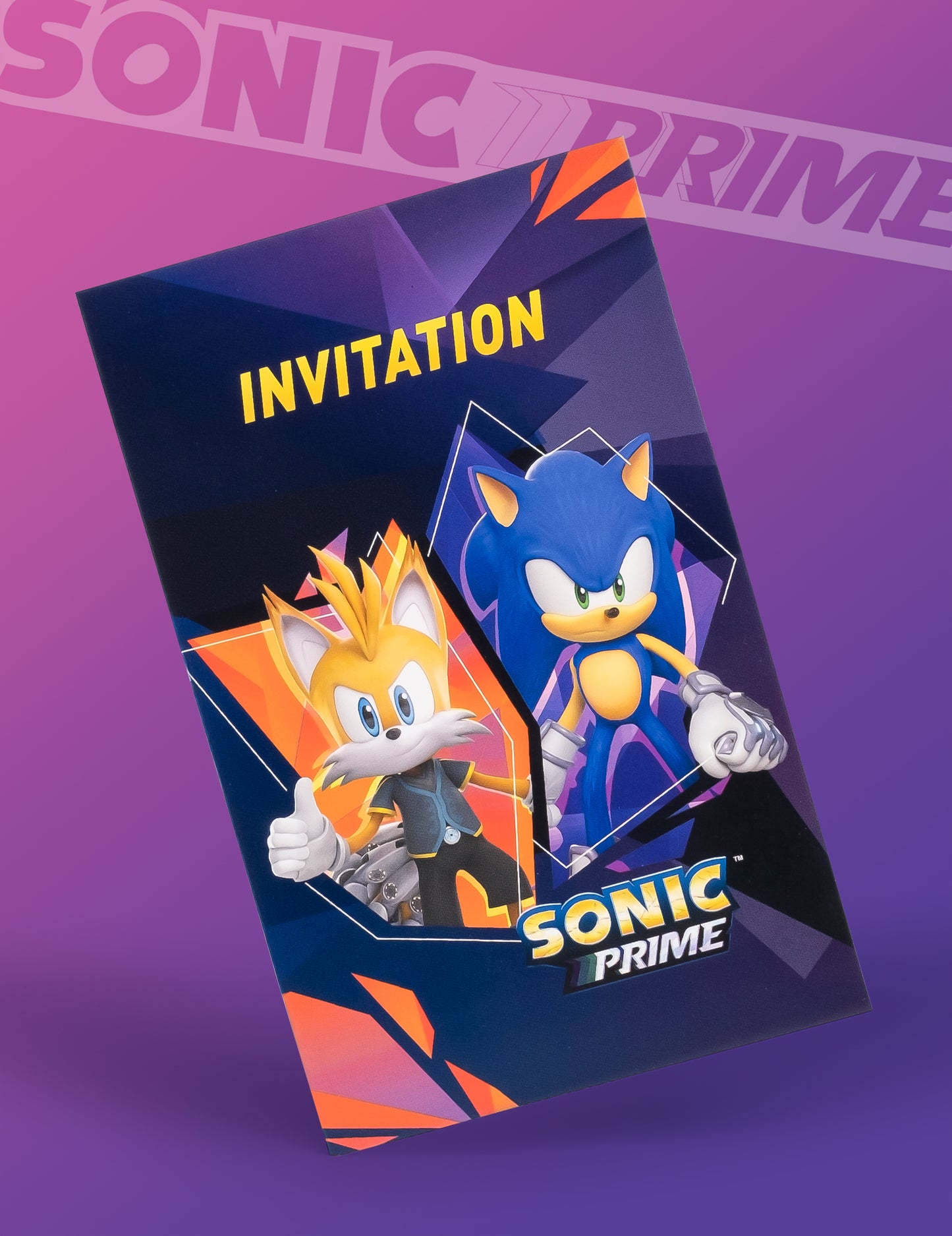 8 Sonic Prime Sonic vabilo 10 x15 cm