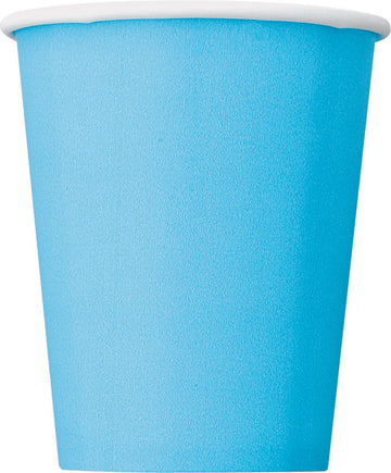 8 pastelno modre škatle škatle 270 ml skodelice