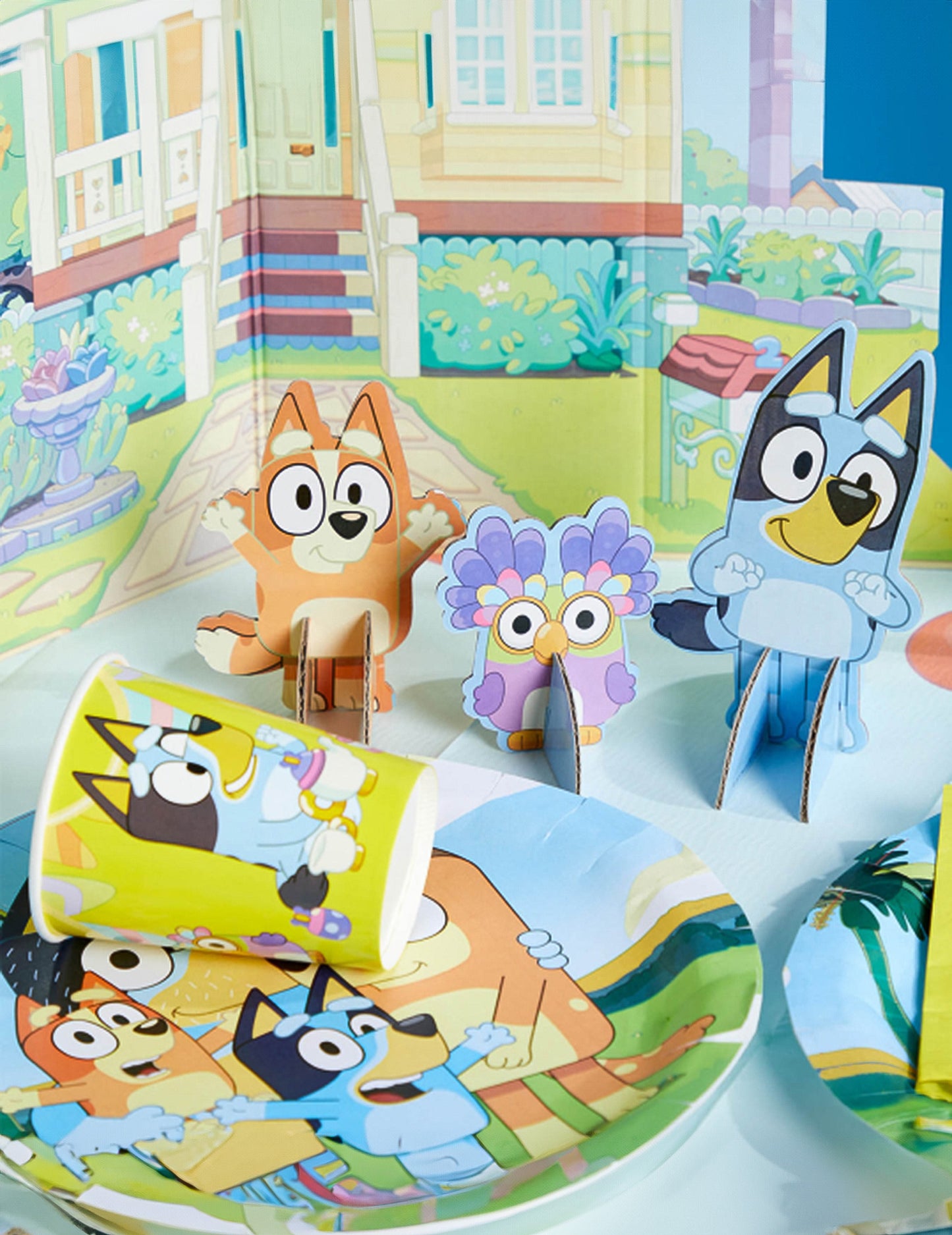 8 Bluey 266 ml kartonskih skodelic