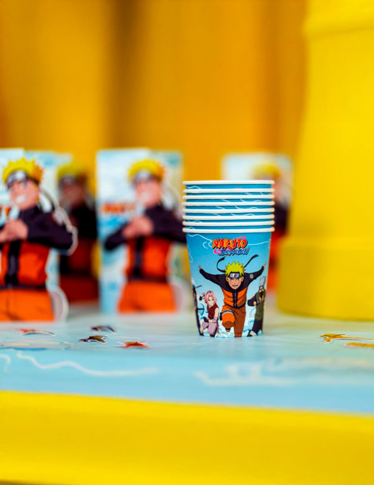8 gobelets carton Naruto Shippuden™ 250ml