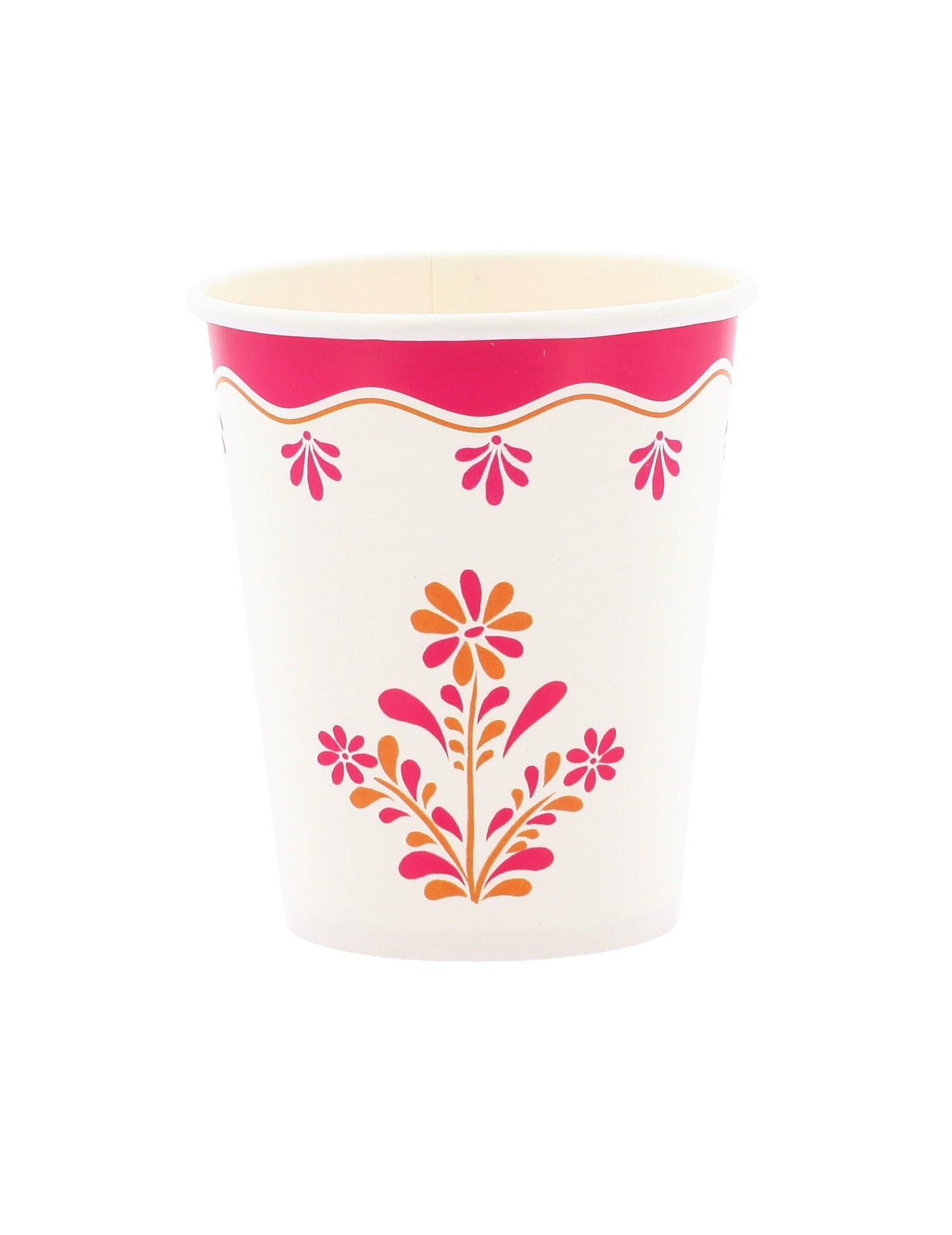 8 kartonskih lončkov Pink Limonada 255 ml