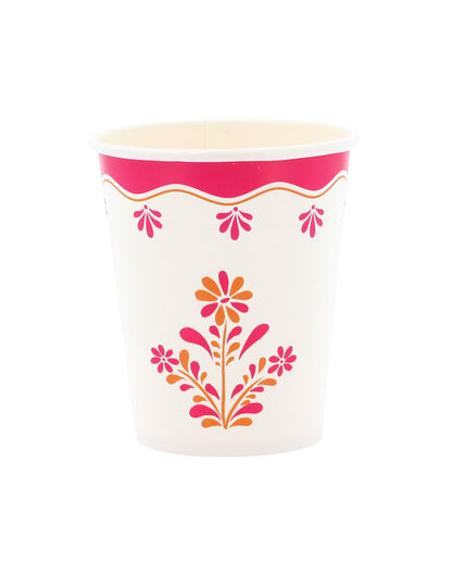8 kartonskih lončkov Pink Limonada 255 ml