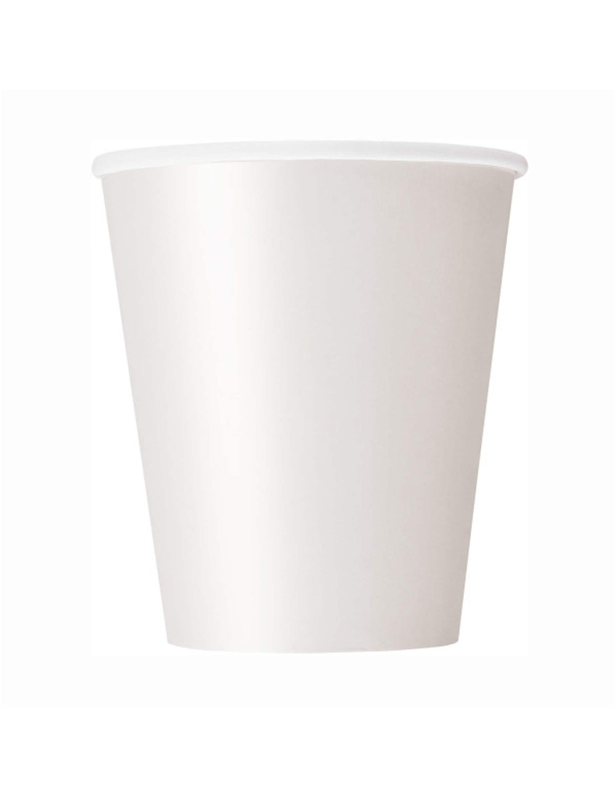 Gobelets en carton blancs pour fête de 210 ml