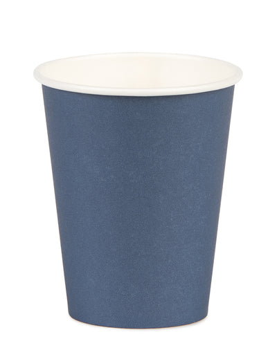 Gobelets en carton pour fête bleu marine