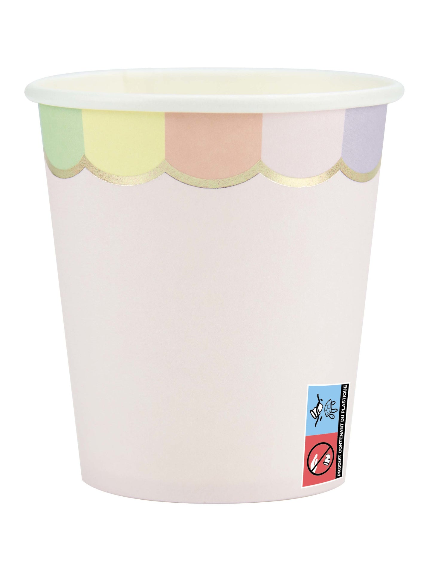 8 pastelno roza jedrnih čarov 200 ml