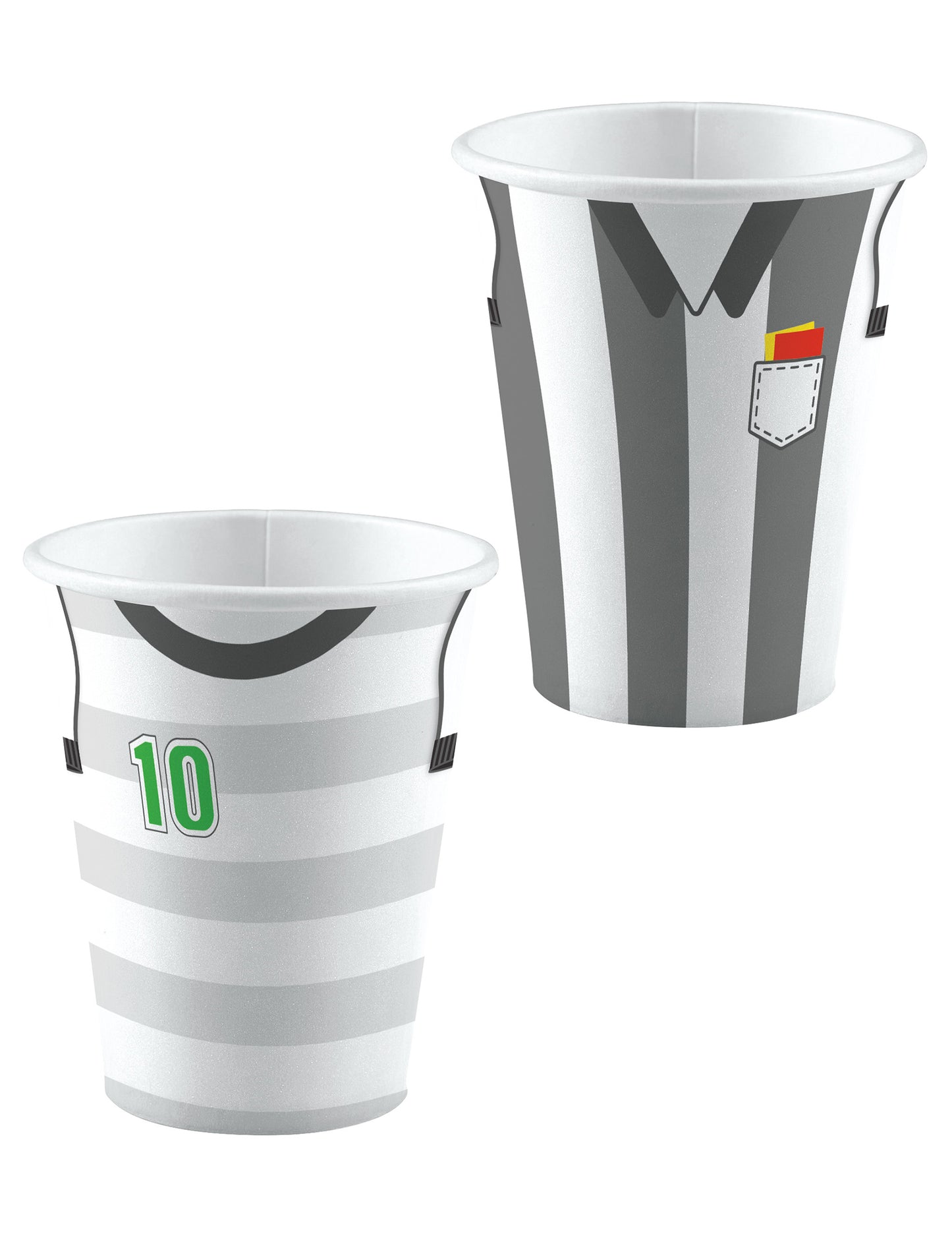 8 250 ml nogometnih kartonskih skodelic