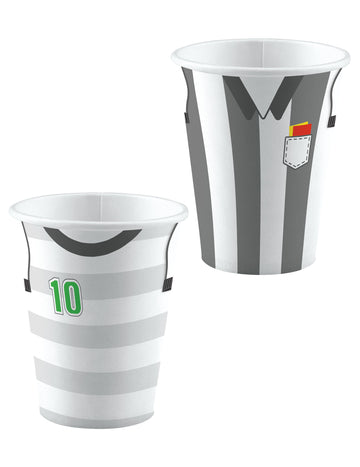8 250 ml nogometnih kartonskih skodelic