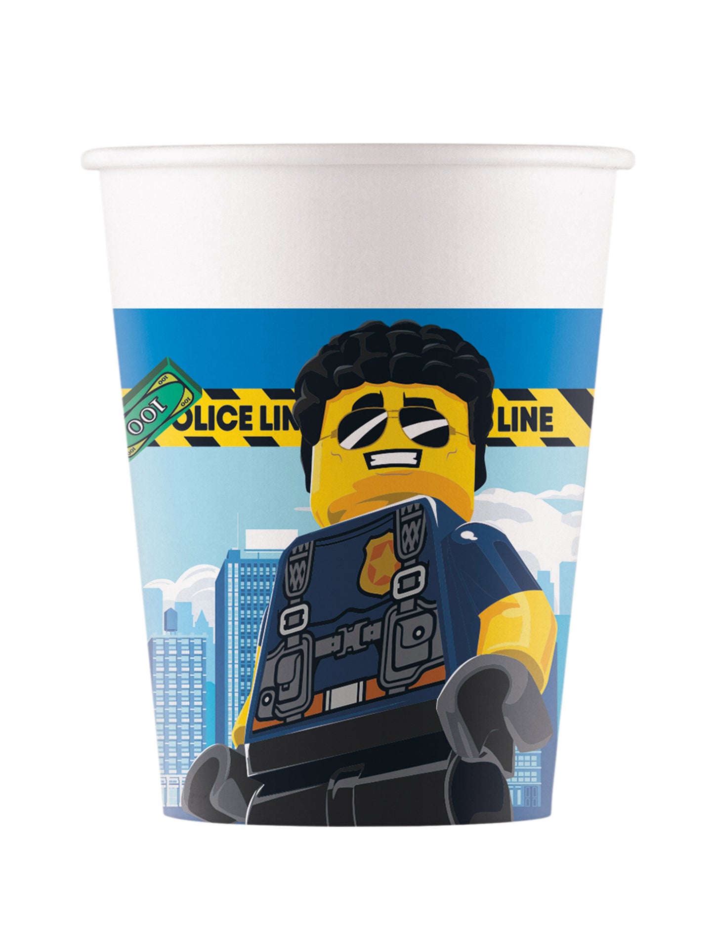 8 Lego City 200 ml kartonske skodelice