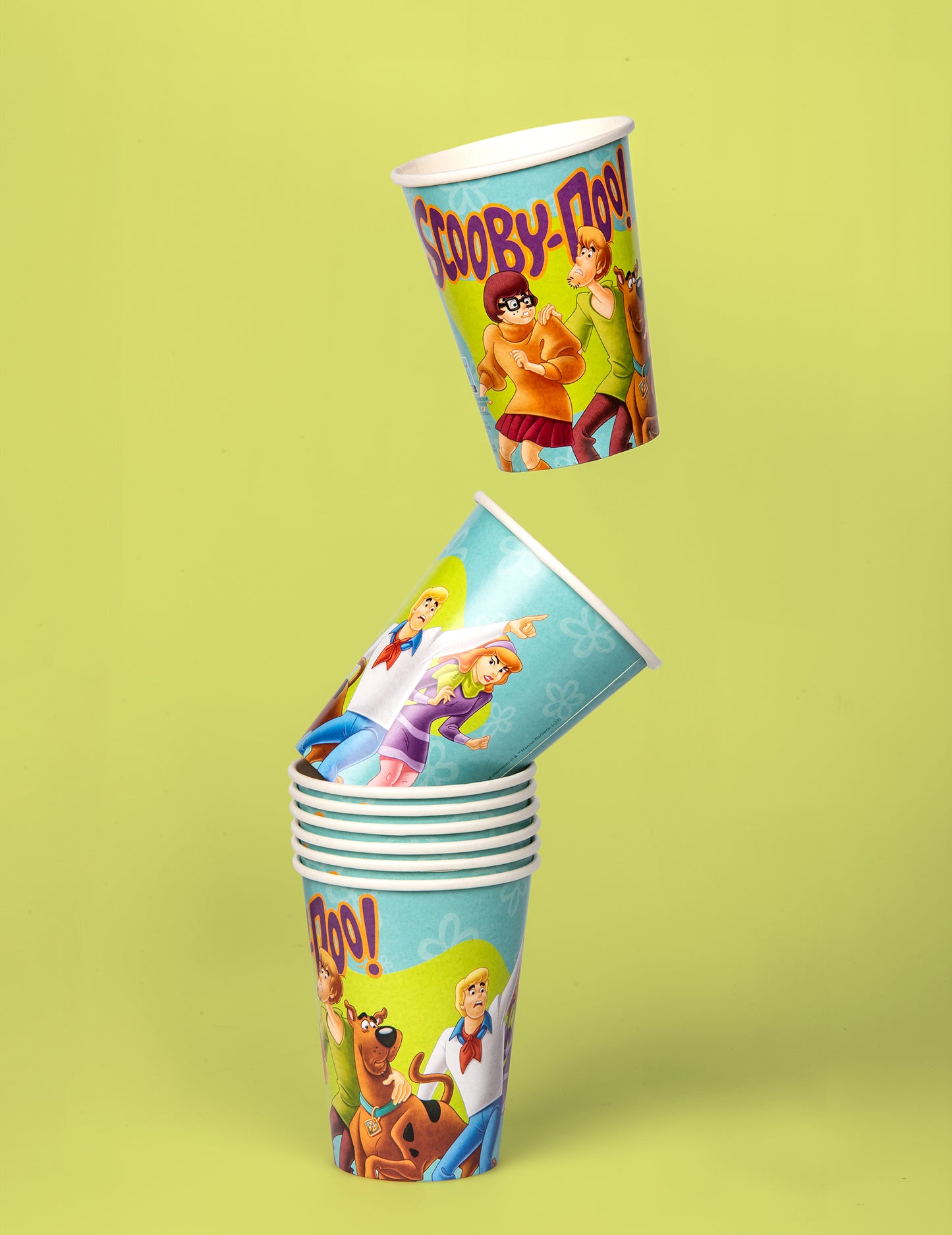 8 Scooby-Doo kartonskih skodelic 210 ml