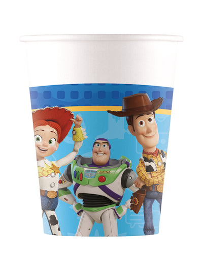 8 kartonskih lončkov Toy Story 5™ 200 ml