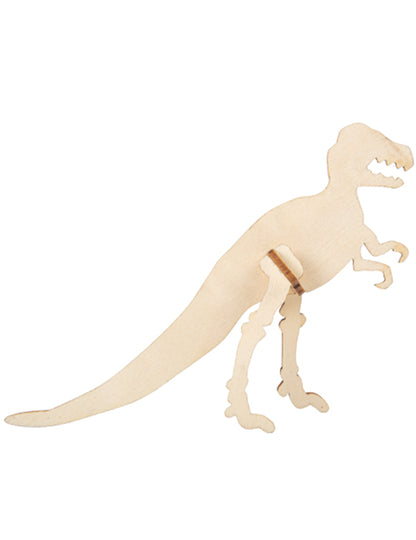 8 lesenih 3D dinozavrovih voščilnic za rojstni dan s T-Rexom