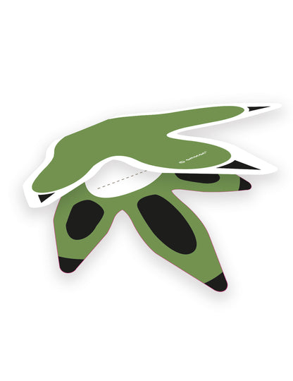 8 velikih zelenih kartonskih kartic z dinozavri za personalizacijo