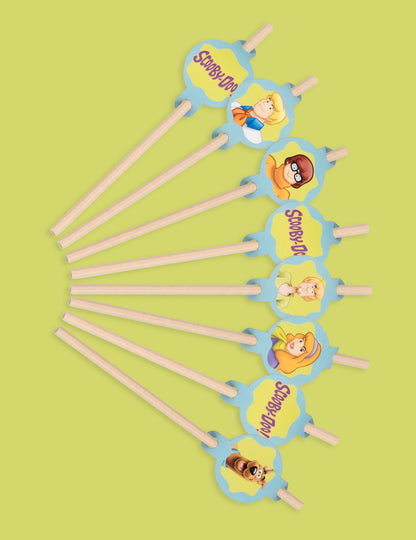 8 slamic medaljona v kartonu Scooby-Doo 20 cm