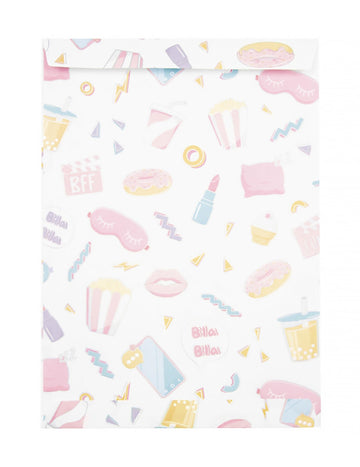 8 papirnatih darilnih vrečk za pižame, 15 x 21 cm