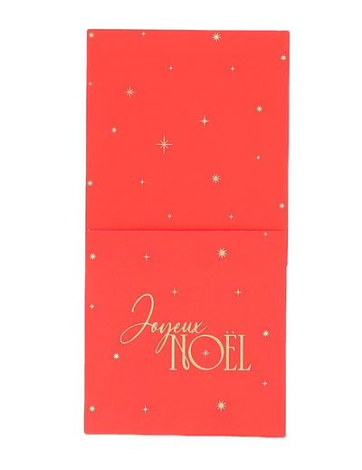 8 brezčasnih rdečih in zlatih držal za pribor Vesel božič 10 x 20 cm