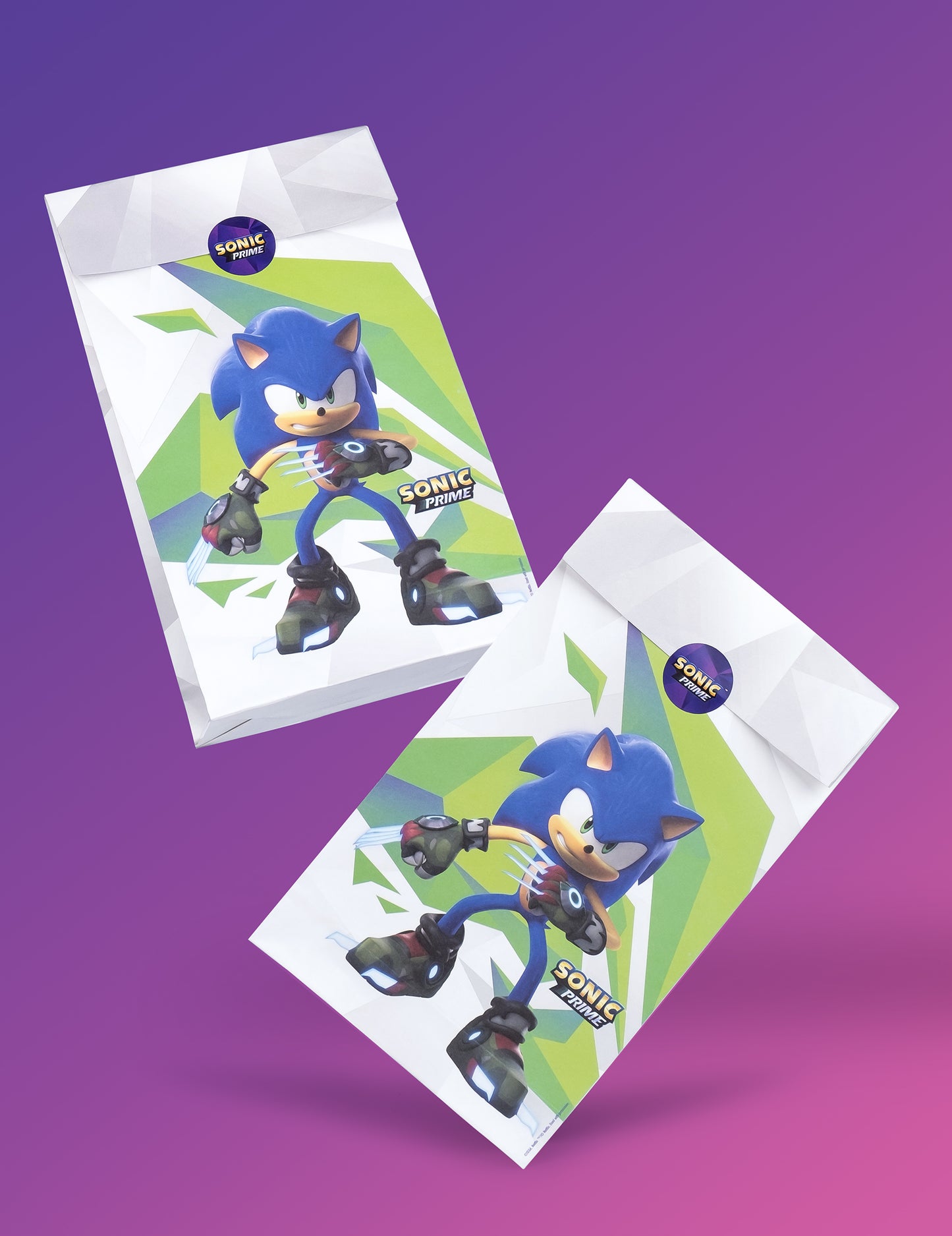 8 Sonic Prime Sonic darilnih vrečk 15x30 cm