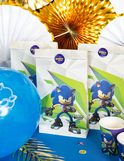 8 Sonic Prime Sonic darilnih vrečk 15x30 cm