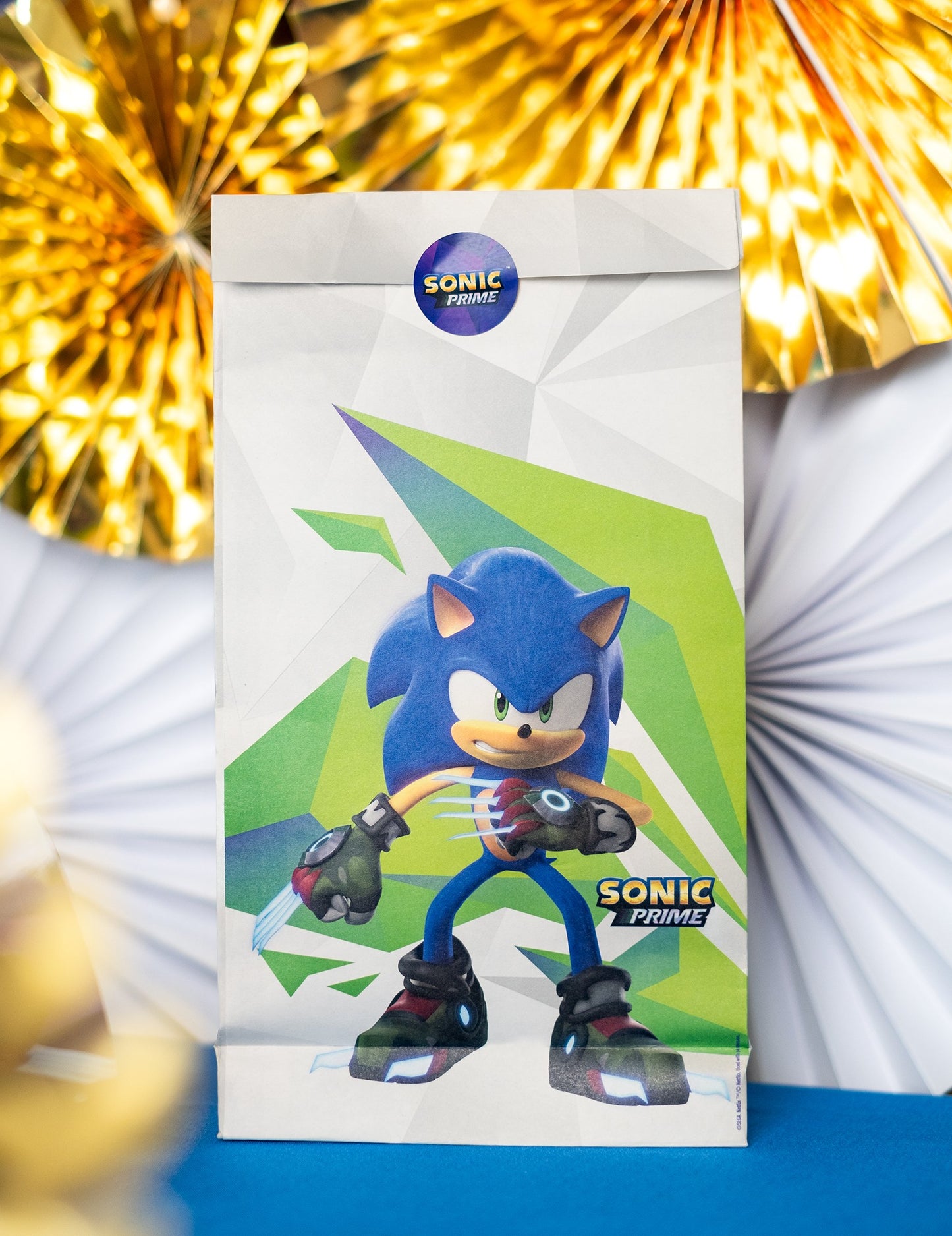 8 Sonic Prime Sonic darilnih vrečk 15x30 cm