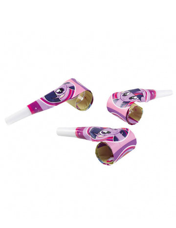 8 papirnatih trobentic My Little Pony™ 30 cm 