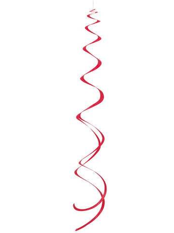 8 rdeče spiralne suspenzije