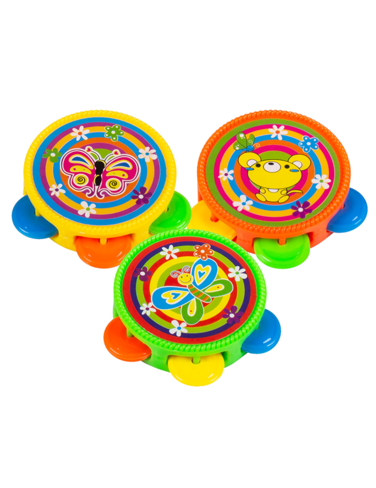 Piñata dodatki 3 večbarvni bobni 4,5 cm