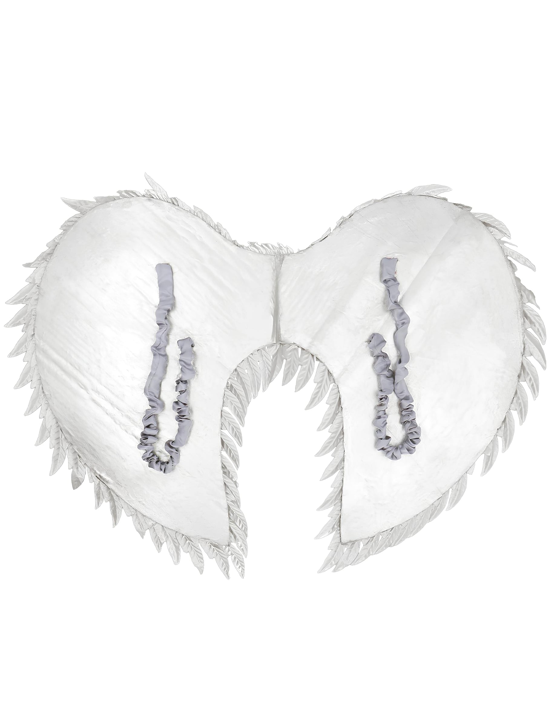 Détail des bretelles élastiques des ailes d'ange glamour