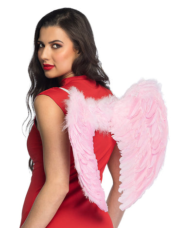 Roza angelska krila 60 x 40 cm