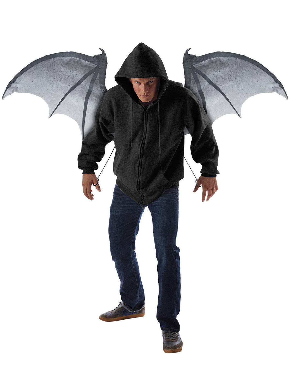 Zložljiva demon netopirna krila 122cm