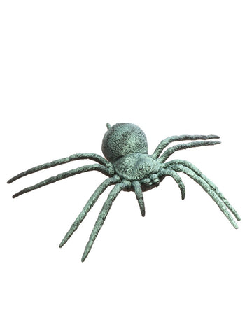 Iridescent Green Plastic Spider 23 cm