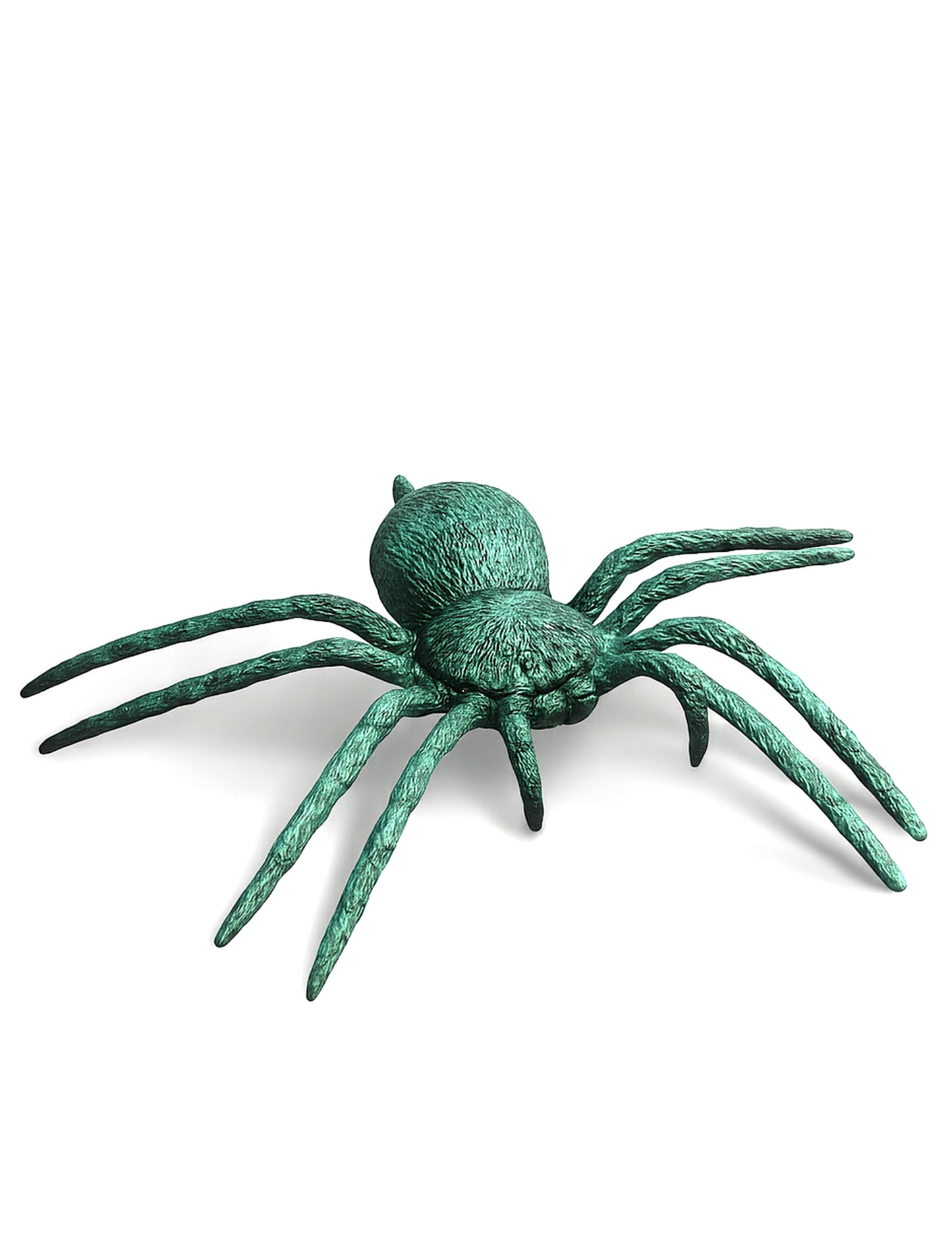 Iridescent Green Plastic Spider 23 cm
