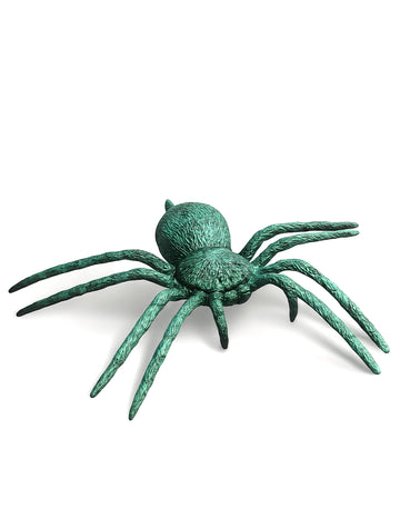 Iridescent Green Plastic Spider 23 cm
