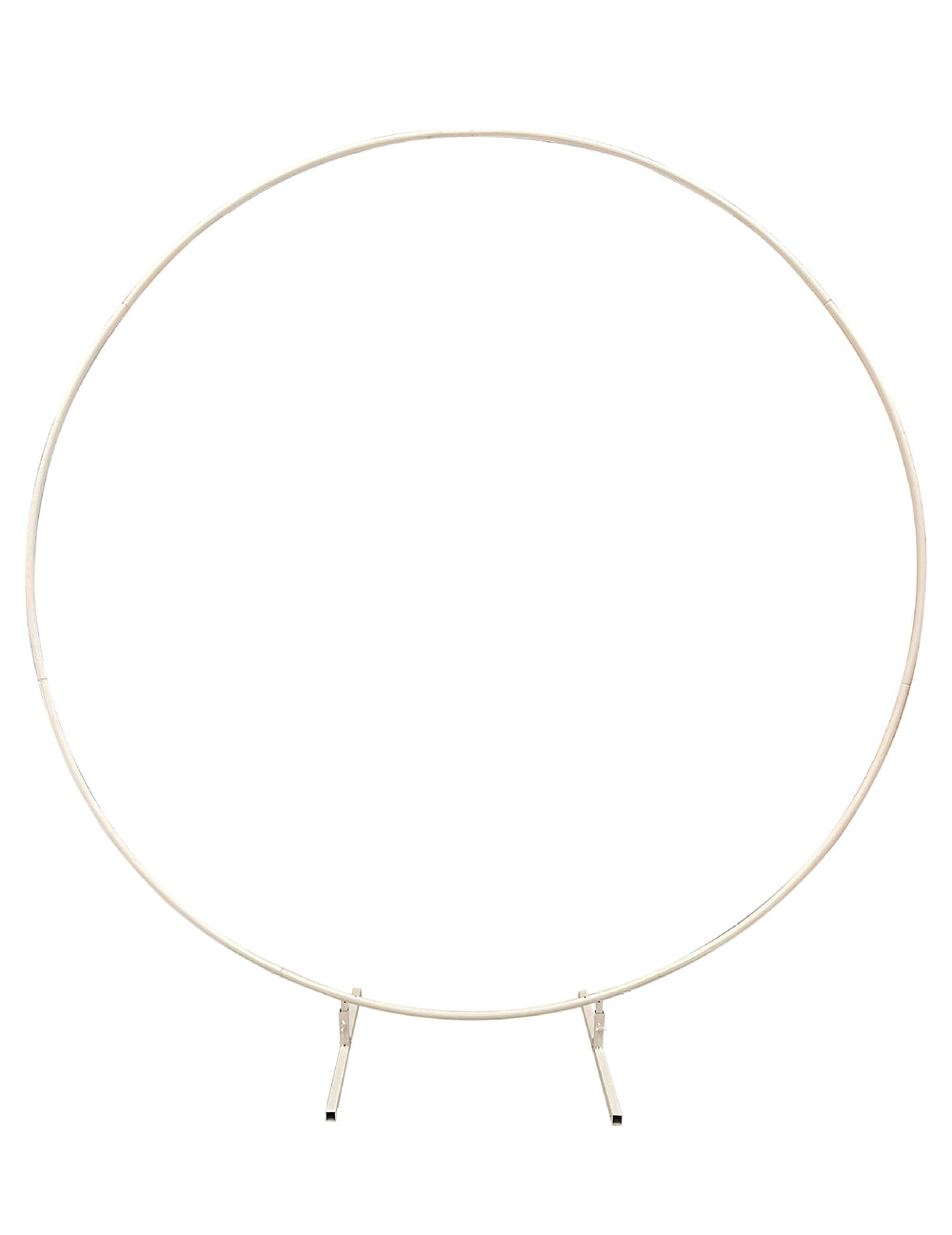 Détail du pied de support de l'arche ronde de fête pour décoration