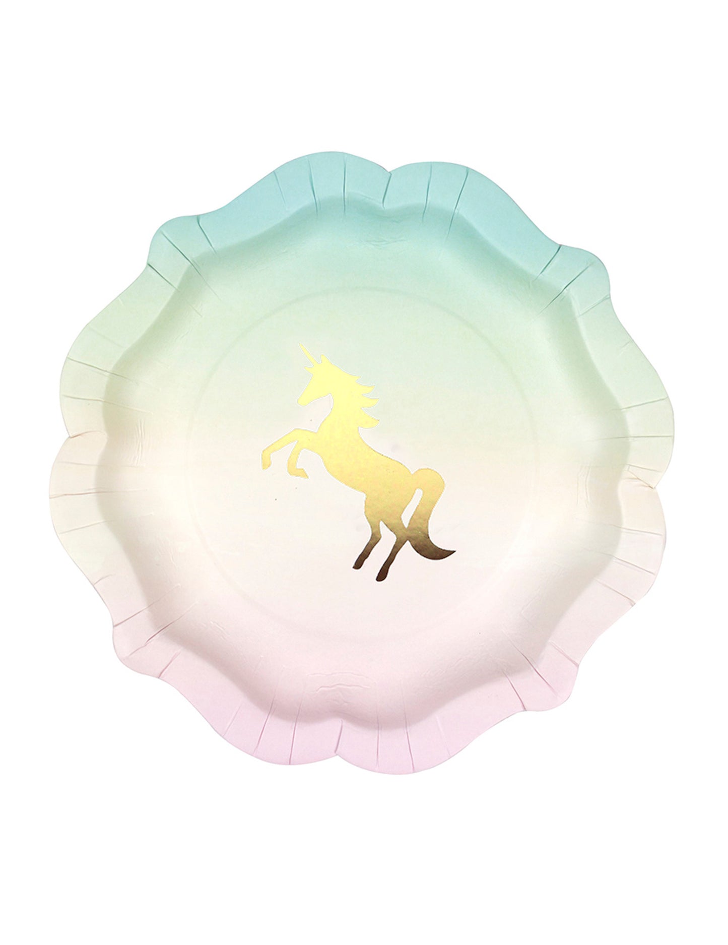 12 kartonskih krožnikov samorog 21 cm 