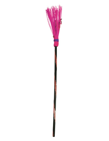 95 cm roza čarovniška metla
