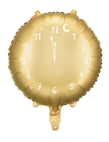 Balloon Zlata ura v polnoči 45 cm ure