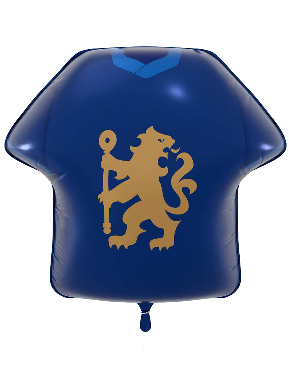 Modri aluminijski balon v obliki dresa Chelsea Football Club 52 x 51 cm