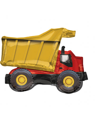 Aluminijasta krogla, gradbeni tovornjak, 81 x 63 cm RUMENA