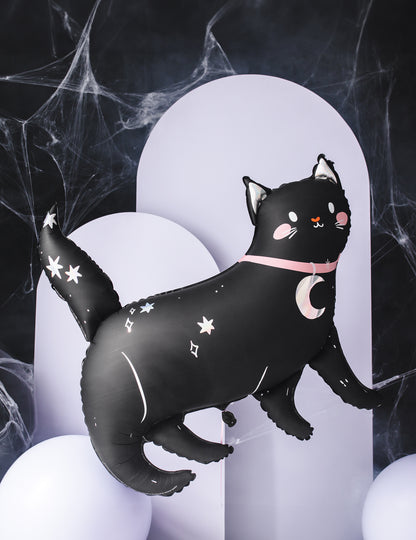 Halloween Black Cat aluminijast balon 96 x 95 cm