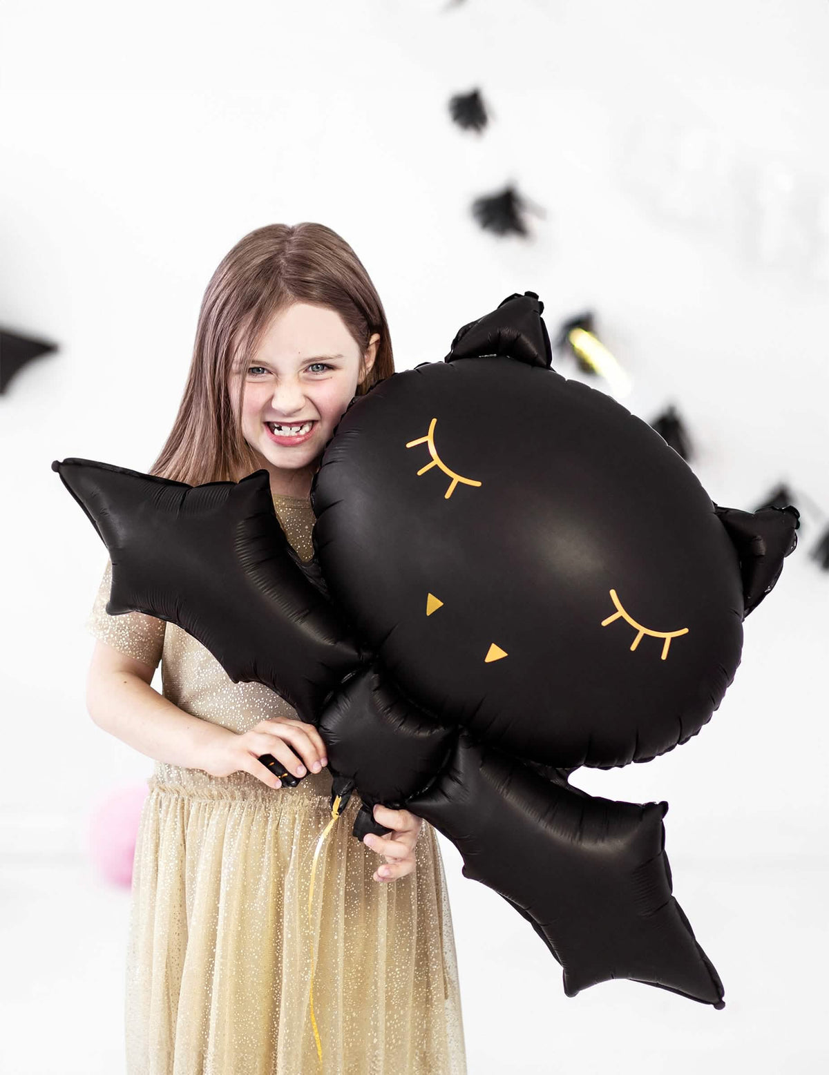 aluminijast balon netopir za črno zabavo