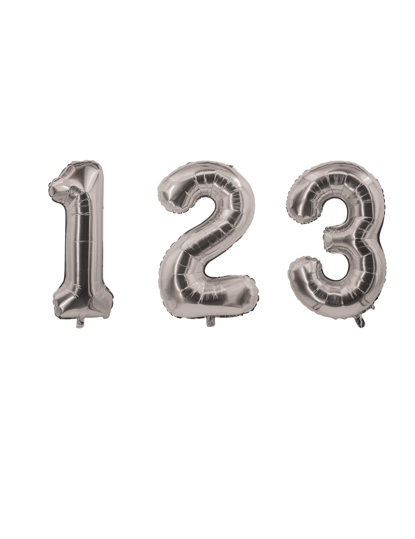 Aluminijasta številka balon za srebrno zabavo