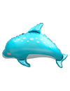 Aluminijast balon delfin 78 x 52 cm