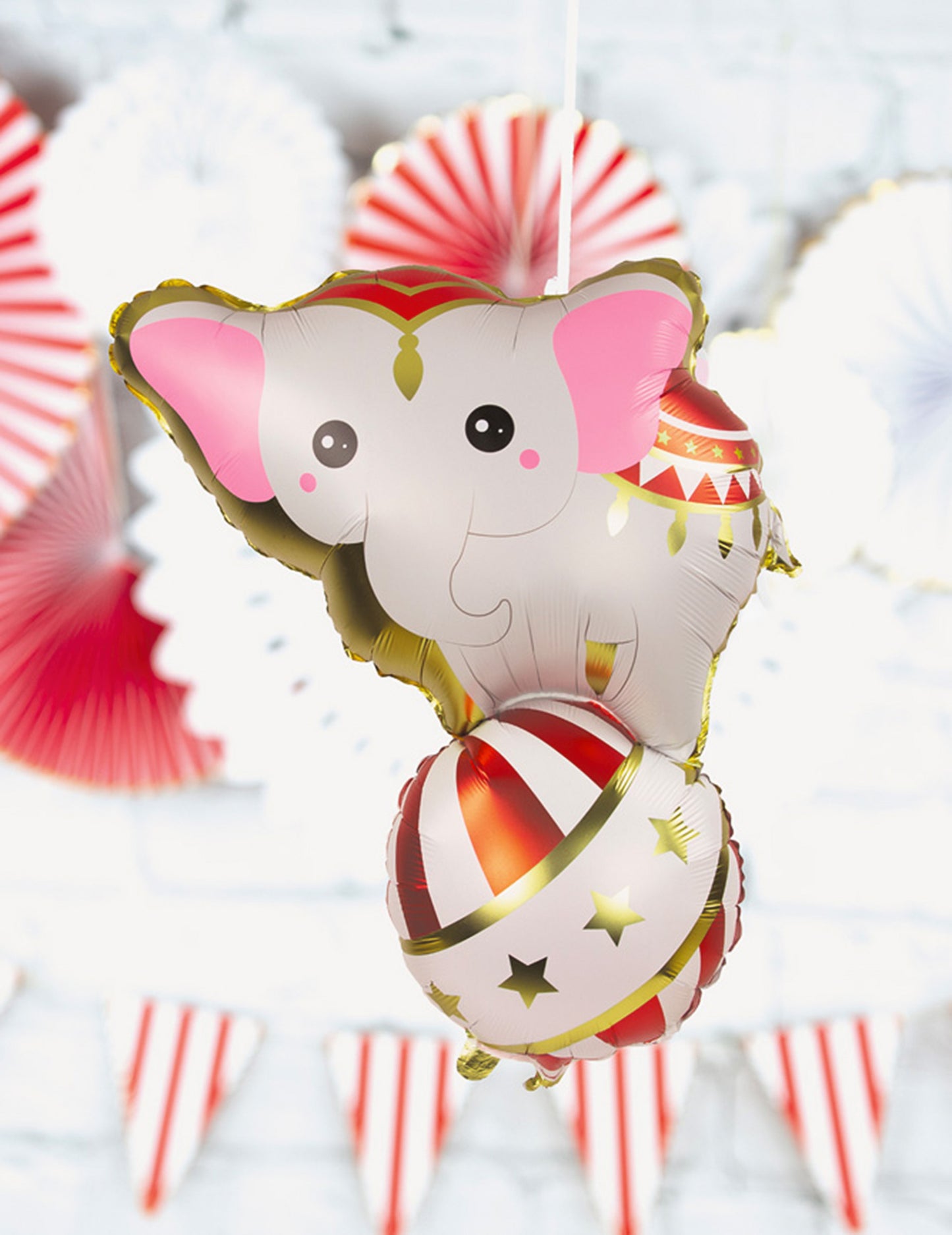 Folija balon s cirkuškim slonom, 78x60 cm