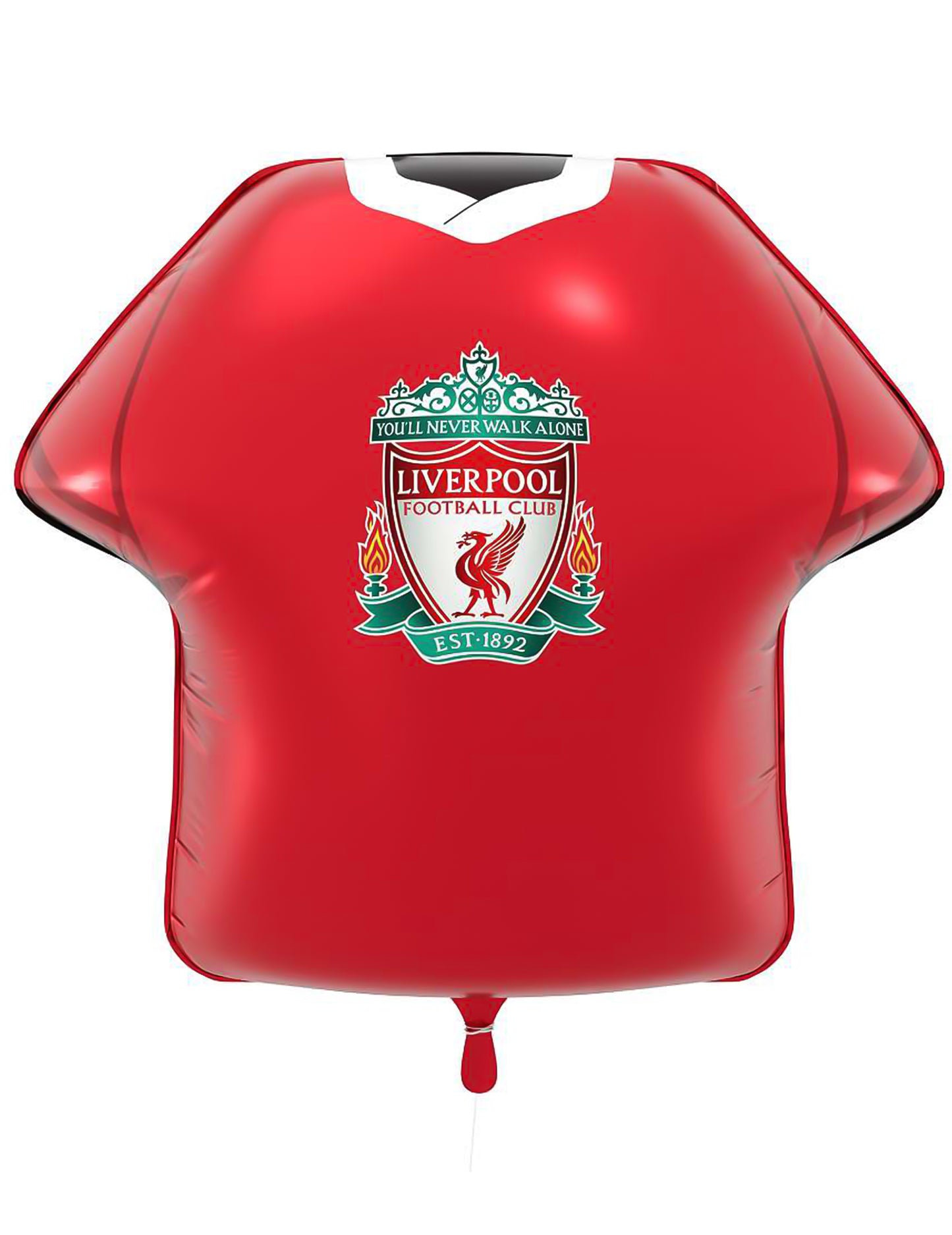 Aluminijski balon v obliki dresa Liverpool Football Club 52 x 51 cm