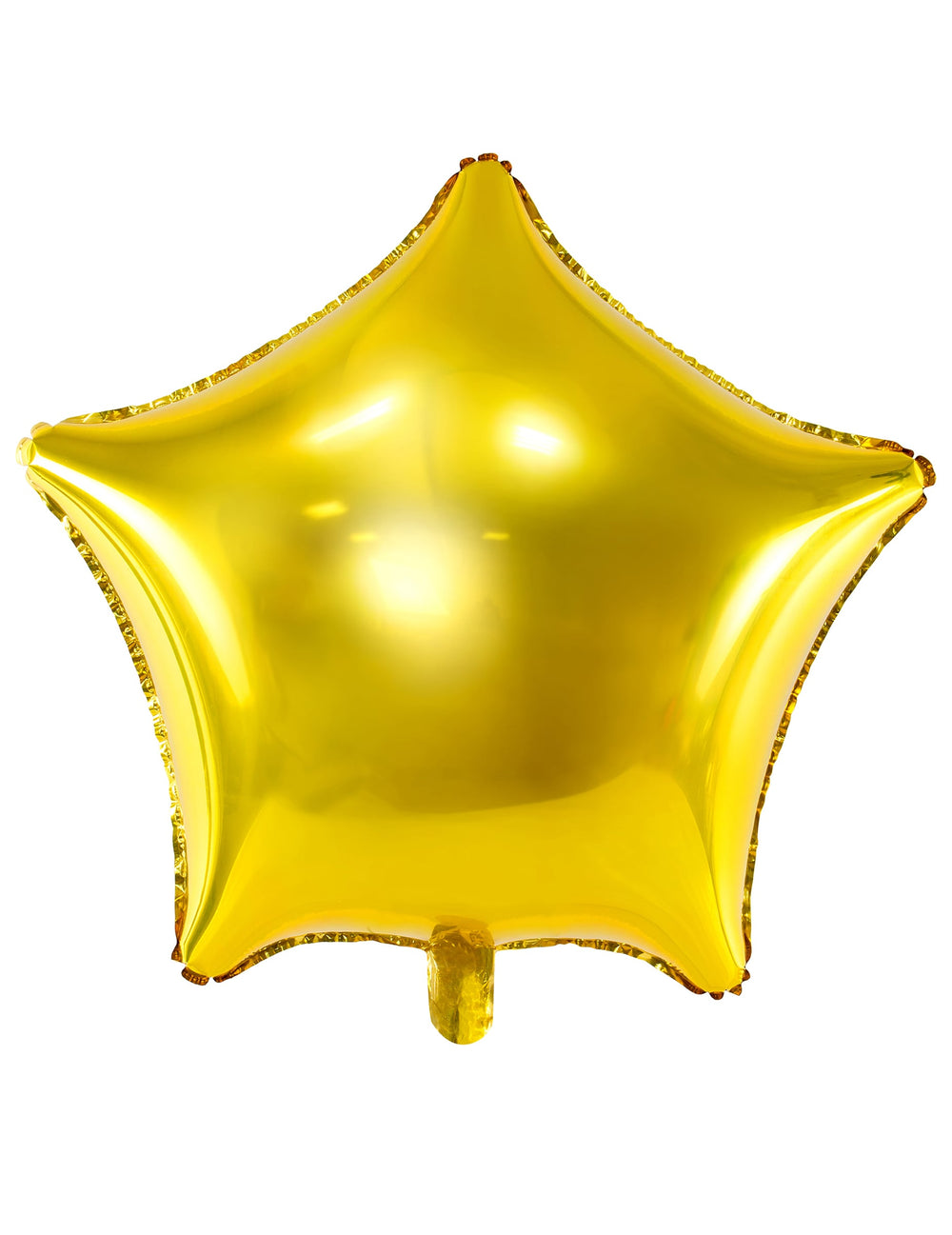 Ballon aluminium étoile pour décoration de fête dorée